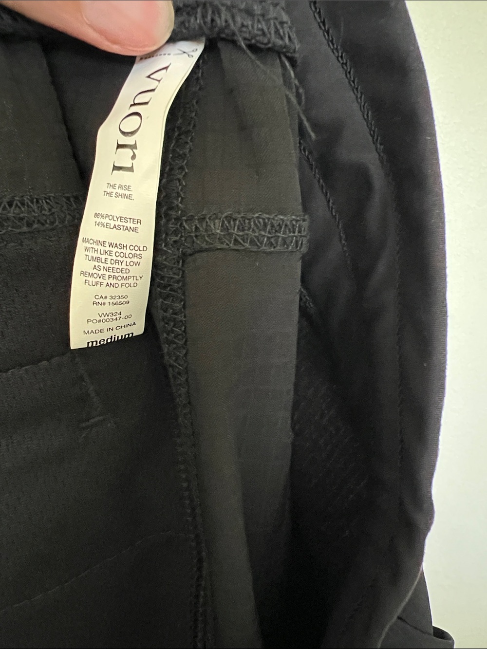 Vuori Black Athletic Jogger Pants - Picture 2 of 4